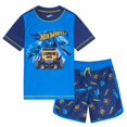 thumbnail image 1 of Set de natación para niño pequeño Hot Wheels con protección solar UPF 50+ talla 3T, 1 of 6