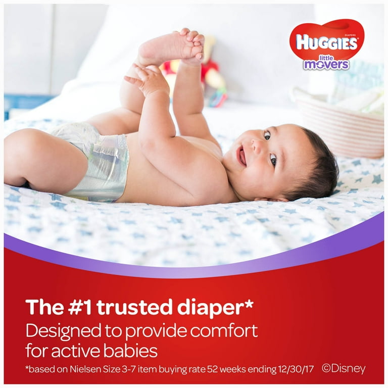 HUGGIES Little Movers Diapers, Size 5, 50 Ct 