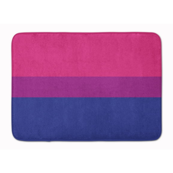 Bisexual Pride Machine Washable Memory Foam Mat