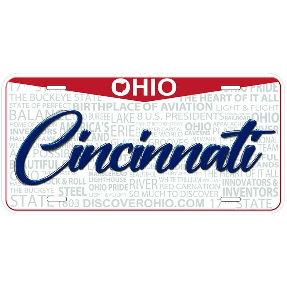 Cincinnati OH TAG09 Novelty Car Auto License Plate