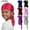 6pcs Durag for kids, variant on 6 Pack Outdoor Silky Durag for Men Durags Hats for Men Silky Velvet Durag Hats for Women