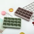 thumbnail image 3 of Cheers.US Silicone Ice Cube Trays -6/15 Grids Square Cubes per Tray Ideal for Whiskey, Cocktails, Soups, Baby Food and Frozen Treats - Flexible and BPA Free, 3 of 7