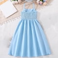 thumbnail image 5 of BFHHYA Big Girls School Uniform Dress Button Down Short Sleeve Collar Dress Teens Lightweight Summer Dress with Bow Tie 7-16 Y, 5 of 6