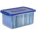 thumbnail image 4 of Heavy Duty 20 Inch Plastic Letter File Box with Hanging Rails and Handles, 4 of 8