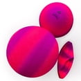 thumbnail image 4 of 8.5 Inch Gradient Rainbow Playground Ball Games Set for Kids Soft PVC Bouncy Kick Ball for Backyard Park and Beach Outdoor Fun Type2, 4 of 9