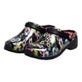 thumbnail image 4 of Anywear Zone Women's Healthcare Professional Injected Clog with Backstrap, 7, Floral Fireworks, 4 of 6