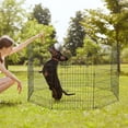 thumbnail image 4 of PETMAKER Indoor/Outdoor Dog Playpen with Eight 24x42in Extra-Tall Panels, Gate, and Fabric Bottom, 4 of 11
