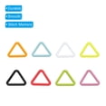 thumbnail image 4 of Unique Bargains Coloré Crochet Stitch Marqueurs Métal Tricot Marqueurs Triangle Verrouillage Point Marqueur 30 Pack, 4 of 8