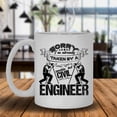 thumbnail image 2 of Taken By Hot Civil Engineer Coffee Mug, White Mug, Teacup 11 oz, 2 of 3