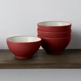 thumbnail image 2 of Noritake Colorwave Raspberry Set of 4 Rice Bowls, 2 of 7