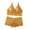 Yellow, variant on JSGEK Women Floral Lace Bra and Panty Set Plunge Neckline Adjustable Straps Intimate Lingerie for Bedroom Wear Pink S