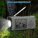 thumbnail image 5 of Radio de Emergencia con Manivela, Multifunción, AM/FM/, Solar, con Alarma SOS, 4000 MAh, Color gris, 5 of 5