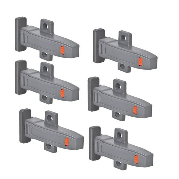 Self-Closing Push to Open Cabinet Hardware Push to Open Door Latch Duty Push Latches for Hidden Door Push Release 6 Pack