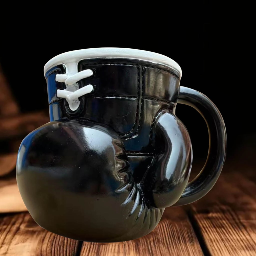 lanema Boxing Glove Inspired Nonrust Steel Coffee Mugs For Athletes And Sports Enthusiasts Durable 3D Design Gift For Coaches
