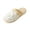 White, variant on ZVNAΖH Women's Plush Bow Slippers Closed Toe Winter Warm Indoor House Shoes Non-Slip Flat Slides