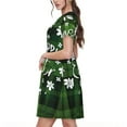 thumbnail image 2 of Naloa Happy Easter Print Womens Summer A-Line Dress with Pockets,Short Sleeve Dresses,Flowy Beach Swing Dress for Vacation Travel, 2 of 6
