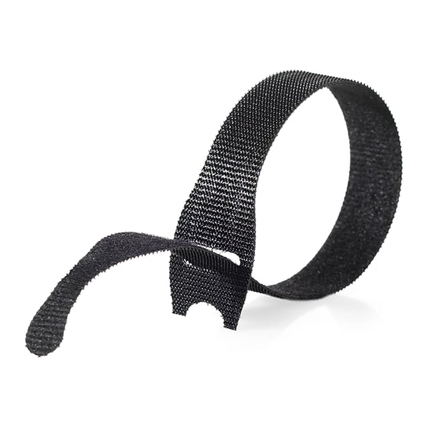Velcro Brand Hook-and-Loop Cable Tie,8 in,Black,PK100 95172