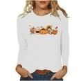 thumbnail image 2 of Simua Hauts Imprimés Floraux pour Femmes, Coupe Ample Décontractée, Col Rond, Manches Longues, T-Shirts Mignons, Tuniques Unies, 2 of 4