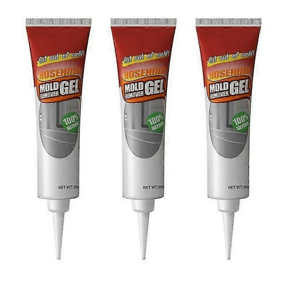3pcs Mildew Removing Gel Mold Magic Remover Home Wall Tile Glass Glue Cleaning