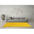 thumbnail image 3 of Ahgly Company Indoor Rectangle Abstract Yellow Modern Area Rugs, 6' x 9', 3 of 4
