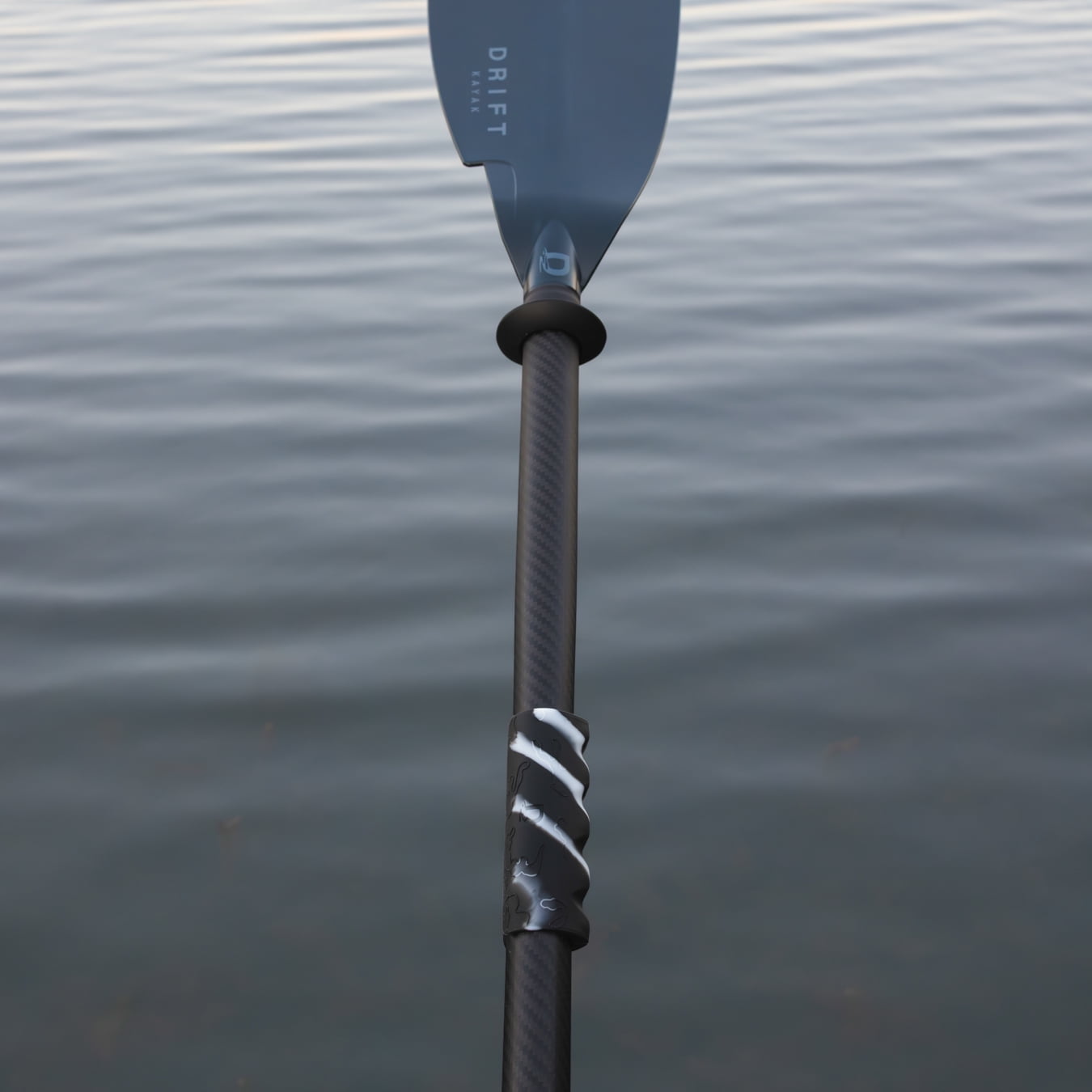 D DRIFT ALL THINGS WATER Kayak Silicone Paddle Grips, 2-Pack, Glow-in-the-Dark