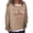 Khaki, variant on YVNAURA Women's EKG Heartbeat Graphic Print Long Sleeve Pullover Tops Crew Neck Round Neck Loose Fit Slouchy Casual Fall Outfits for Women Cozy Oversized Sweatshirt, Black,L
