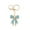 Blue, variant on Full Diamond Bow Car Keychain Pendant