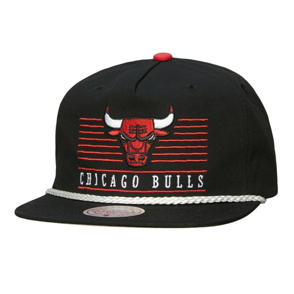 Men's Mitchell & Ness Black Chicago Bulls Ascend Deadstock Snapback Hat