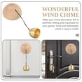 thumbnail image 3 of Campana de comerciante, campana colgante de madera, campana para puerta abierta, carillón de viento, campana de entrada para puerta, 3 of 5