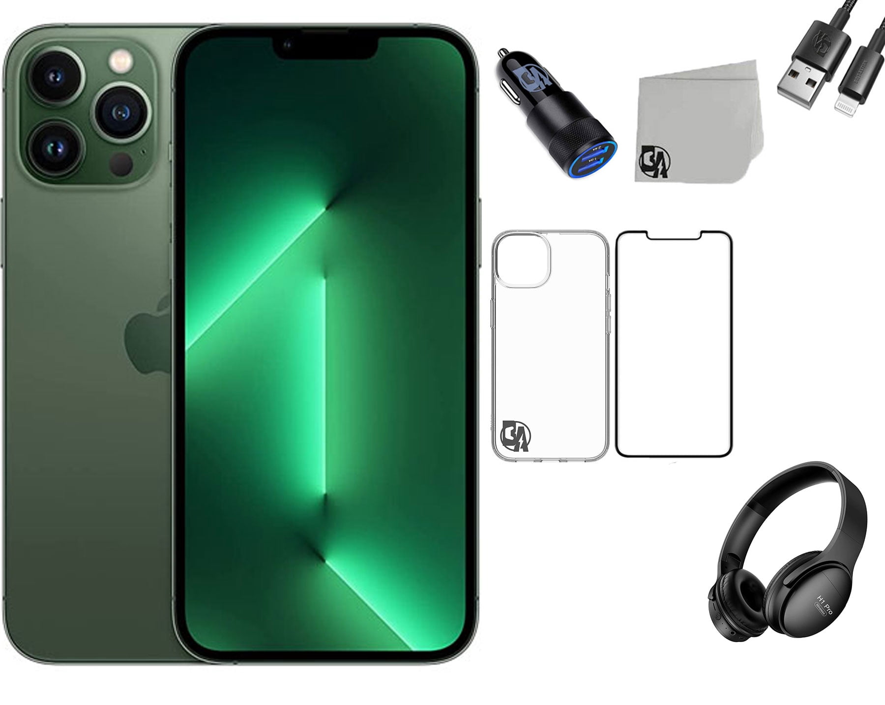 Used Apple Iphone 13 Pro 256GB Storage Fully Unlocked Alpine Green With