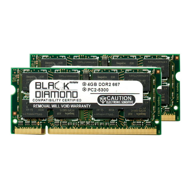 Kit (2x4GB) 667 SODIMM Memory 200-pin - Walmart.com