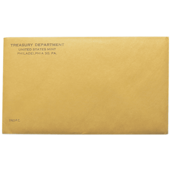 Collectible 1962 U.S. Proof Set Sealed Envelope