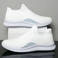 thumbnail image 3 of Men's Breathable Lightweight Outdoor Non-slip Soft Sole Sneakers, Spring Slip On Casual Shoes, And Summer, 3 of 9