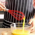 thumbnail image 1 of 3 Pack Fouet de Cuisine Très Robuste en Silicone, Rouge, 1 of 7