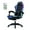 Blue, variant on Aqzb Gaming Chair with RGB LED Light, Ergonomic Massage Computer Chair with Footrest, High Back Music Video Chair with Lumbar Support _Clearance Office Stool