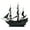 Version A, variant on 1/50 Scale Black Pearl Pirate Ship Sailing Ship Model Kits, Desktop Decor Gift (Kit Version)