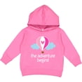 thumbnail image 2 of Inktastic The Adventure Begins Hot Air Balloon Girls Toddler Hoodie, 2 of 4