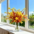 thumbnail image 4 of Ikeay Artificial Fall Wild Flowers Bouquet, 12 Stems Realistic Autumn Decor for Vase, Wreath, Thanksgiving Centerpiece, Fade-Resistant Plastic Diy Floral Arrangement, 4 of 5