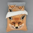 thumbnail image 2 of Ambesonne Fox Bedding Set 3 Pcs, Fluffy Face Forest, Twin,, 2 of 3