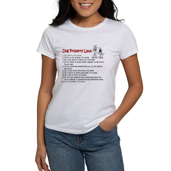 CafePress - Dog Property Laws Women's T Shirt - Women's Classic T-Shirt