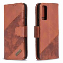 Galaxy S20 FE (2020) Case, Dteck Shockproof Wallet Flip Folio Wallet Case with Kickstand Card Slots Magnetic Closure, brown