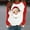 Red, variant on asdoklhq Christmas Sweatshirt for Women's Casual Christmas Printed Long-sleeved Round-neck Raglan Sweater Red 4X