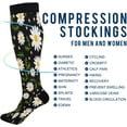 thumbnail image 4 of Coolnut Christmas Gnomes Compression Socks Women Men Knee High Stockings for Sports, Running, Travel 1Pair Gift, 4 of 7