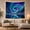 Sky Spiral, variant on Northern Lights Over Snowy Mountains, Mystical Celestial Landscape for Nature Lovers, Celestial Home Decor Housewarming Gift Tapestry Wall Hanging for Bedroom, Living Room