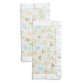 thumbnail image 1 of Lulujo - Baby Security Blanket Lovie Cotton Muslin with Satin Trim, 1 of 3