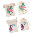 thumbnail image 1 of Conjunto De 20 Piezas De Flamingo Gracias Bolsas De Cordón De Bolsa De Joyería De Yotijar bolsa de joyería de lino de algodón, 1 of 10