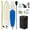 Blue + Yellow, variant on Topcobe 11 Feet Premium SUP Inflatable Stand Up Paddle Board with Accessories-L, Workout Equipment for Indoor Outdoor