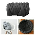 thumbnail image 2 of tredstone Chunky Yarn Knitting Arm Knit Soft Yarn 250G for DIY Rug Making Sweaters Deep Gray, 2 of 9