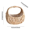 thumbnail image 3 of Woven Flower Hand Wedding Flower Girl Woven Storage With Handles For Home Garden Decor, 3 of 4