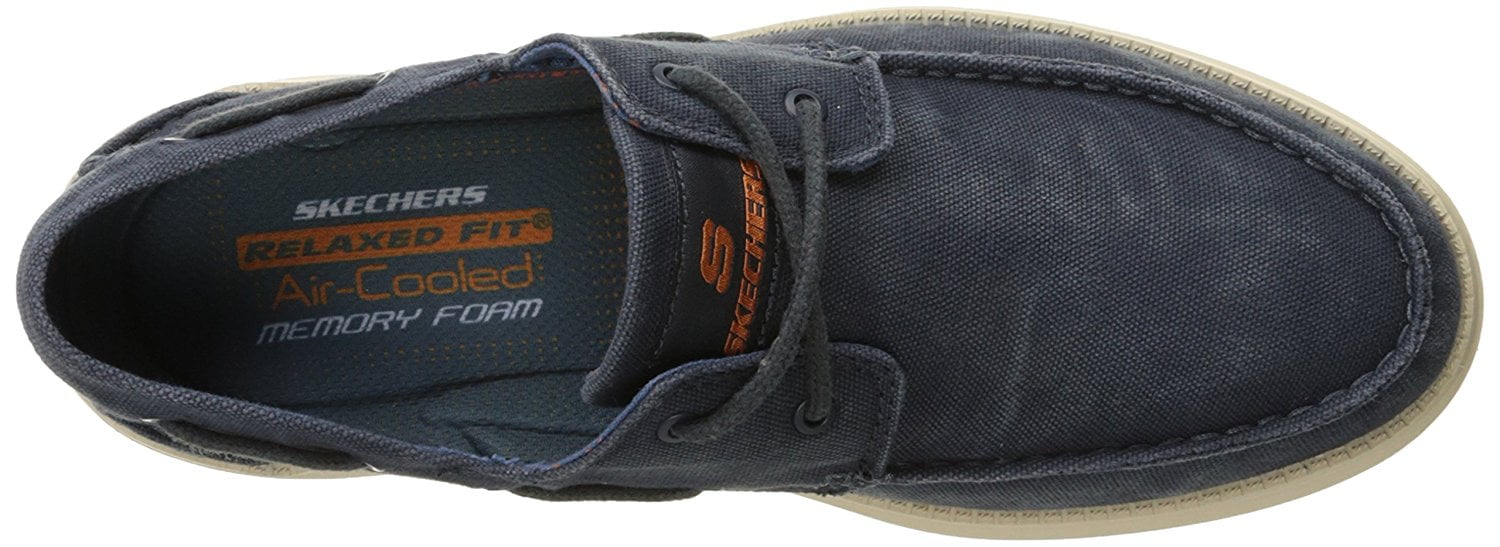 Relaxed Fit: Status Melec Skechers Skechers Mens Navy Blue Status Melec Shoes Us 8